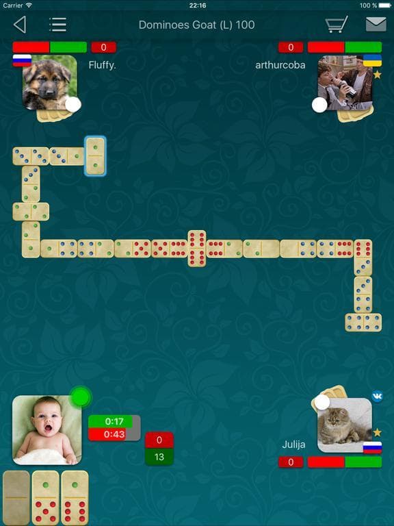 Dominoes LiveGames screenshot 2