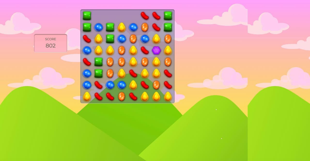 Candy Crush Clone using Javascript