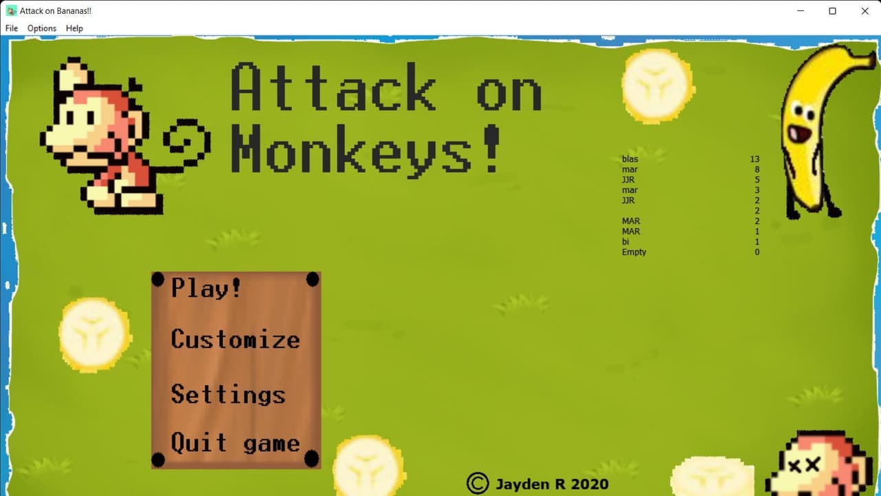 Attack on monkeys!