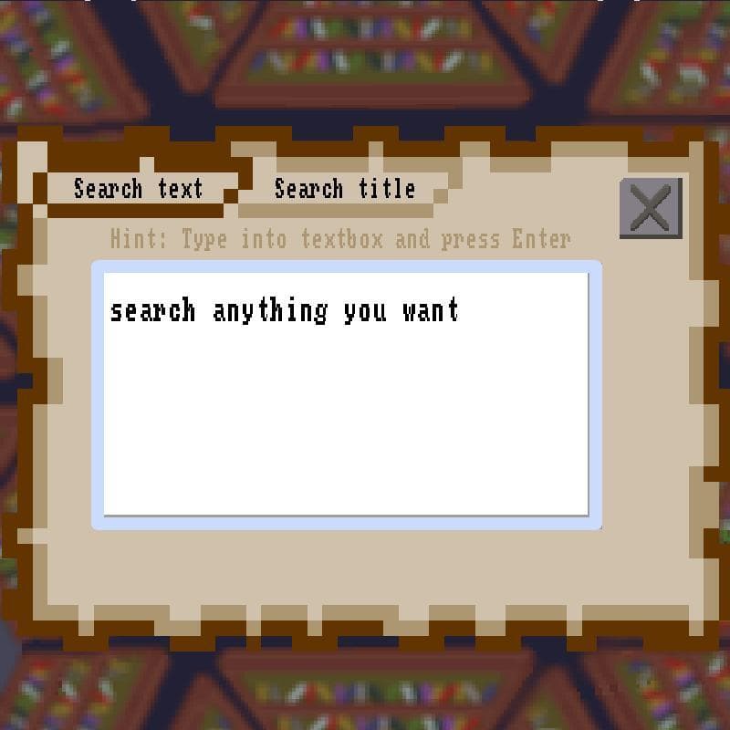 The Library of Babel (itch) (AugustFU) screenshot 5