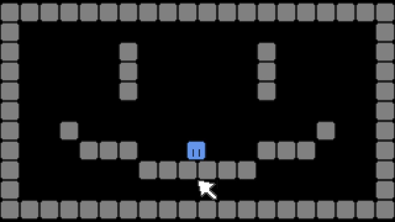 a chase of block and mouse