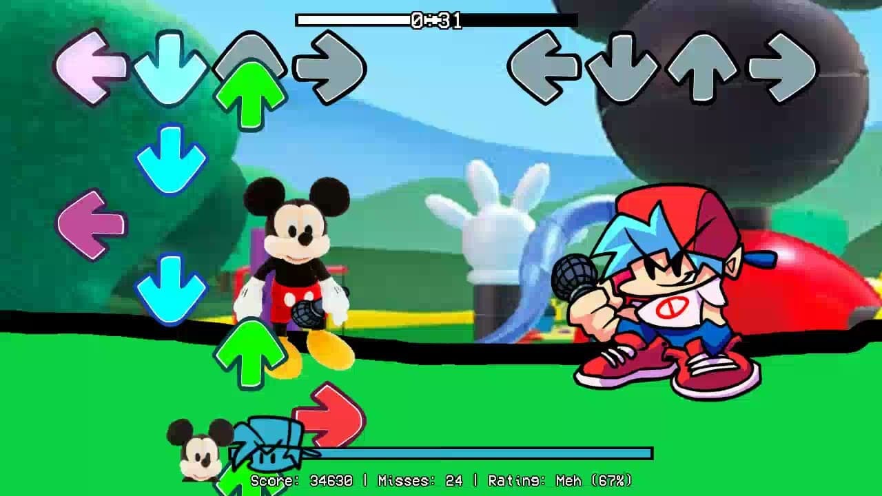 fnf vs mickey mouse