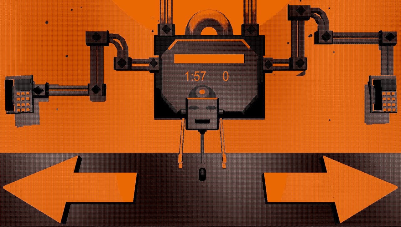 Robot Boy goes to Phone Factory