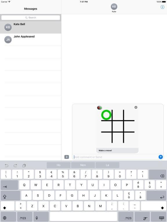 Tic Tac Toe for Message screenshot 3