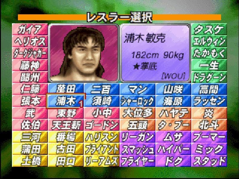 Virtual Pro Wrestling screenshot 3