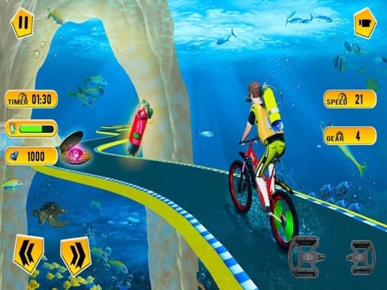 Water Park MMX Bicycle Rider screenshot 4