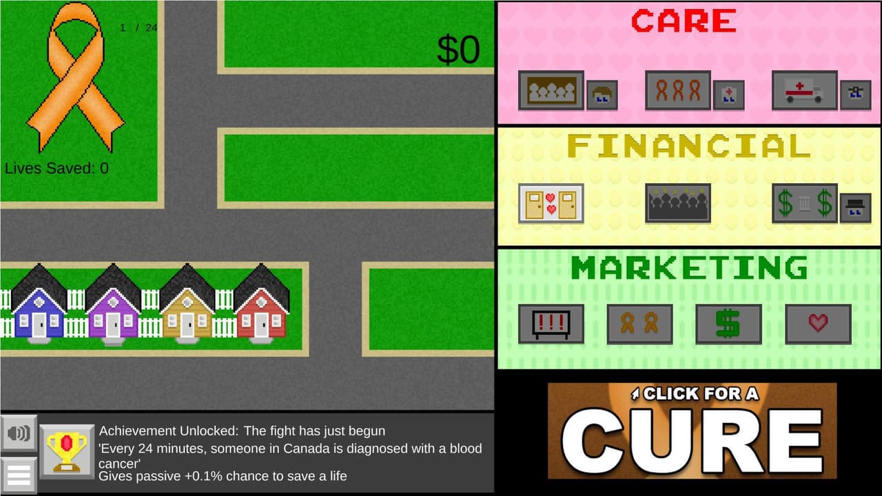 Click Towards the Cure screenshot 2