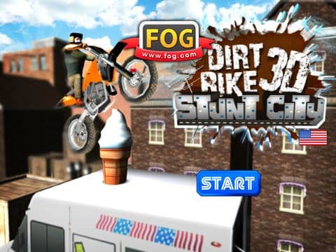 Dirt Bike 3D Stunt City screenshot 2