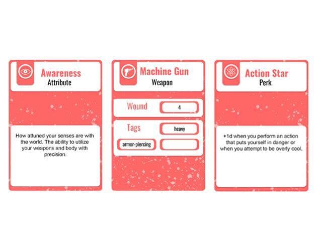 Afterworld Printable Cards