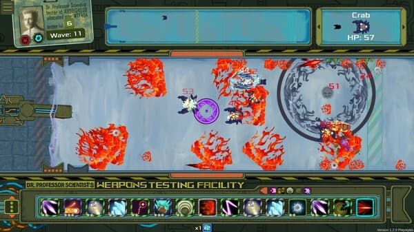 Dr. Professor Scientists Weapons Testing Facility (itch) screenshot 3