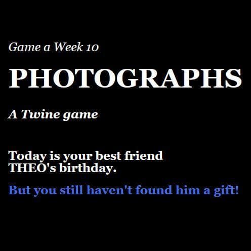 PHOTOGRAPHS (itch) (snorv)