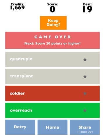 Words Inc - Endless Vocabulary Definition Competition screenshot 4