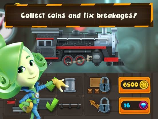 Fixie Surfer endless runner, racing games for kids screenshot 4