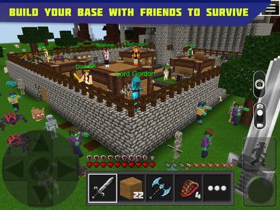 Planet of Cubes Survival Games Multiplayer screenshot 5