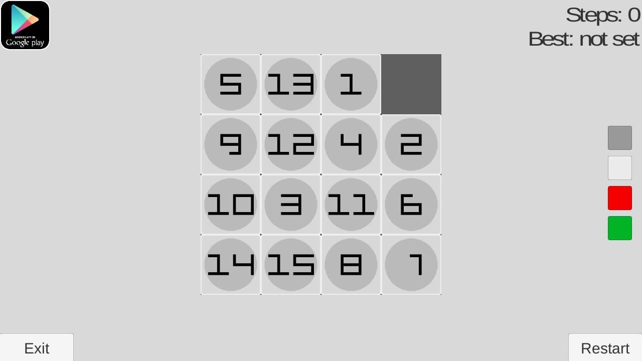 Game of 15 screenshot 2