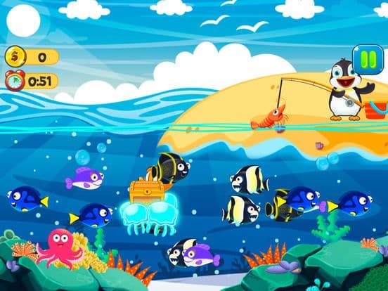 Baby Penguin Fishing screenshot 2