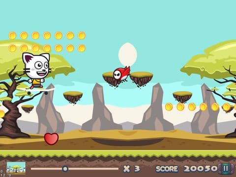 Kitty Dash - Brave Rocket Frontier screenshot 3