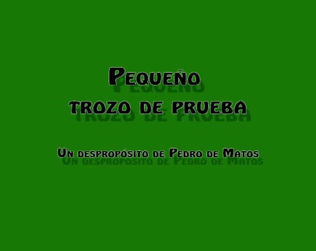 Pequeño trozo de prueba
