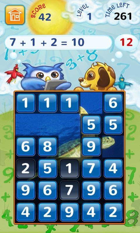 Addition Frenzy screenshot 2