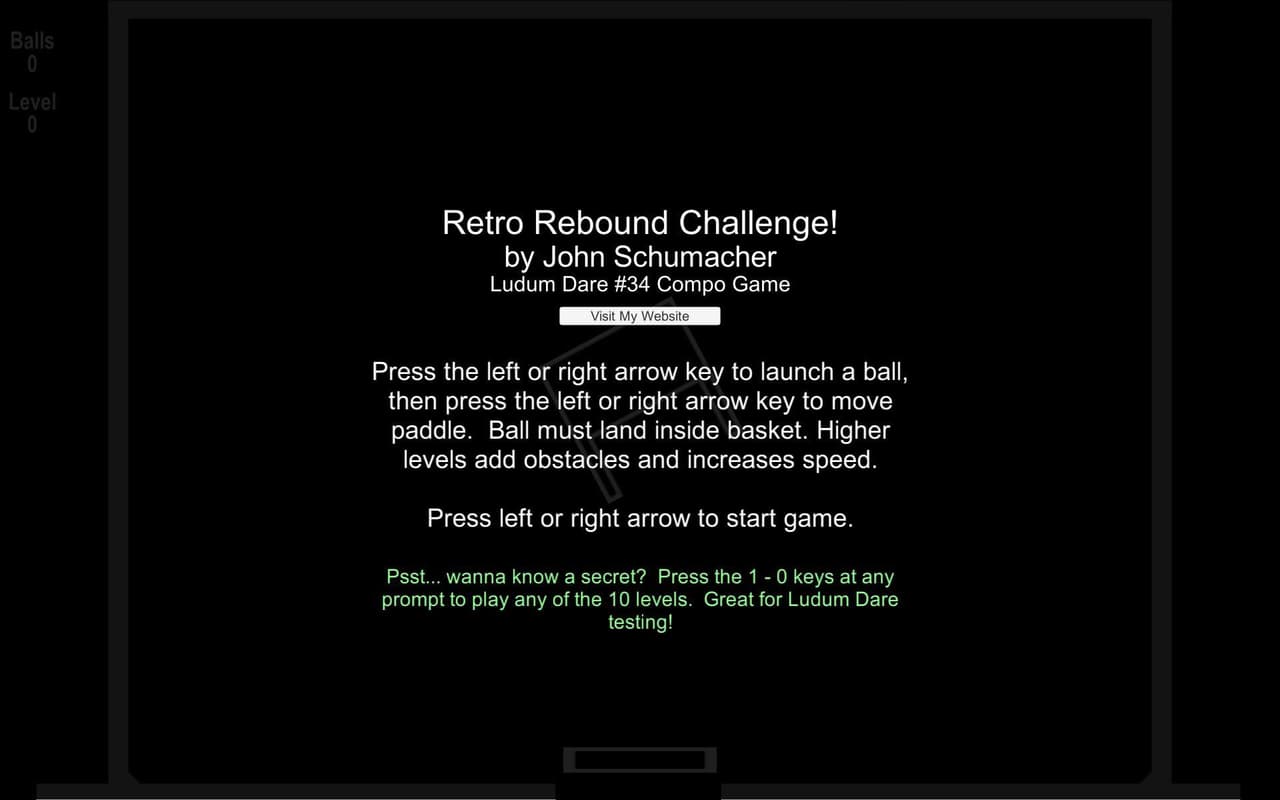 Ludum Dare 34 - Retro Rebound Challenge screenshot 3