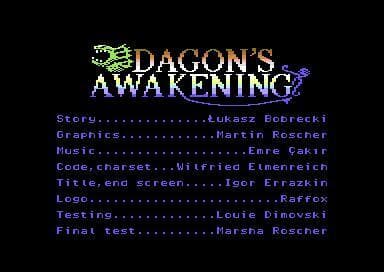 Dagons Awakening (C64) screenshot 2