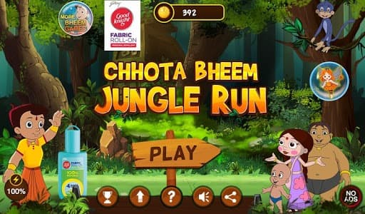 Chhota Bheem Jungle Run screenshot 2
