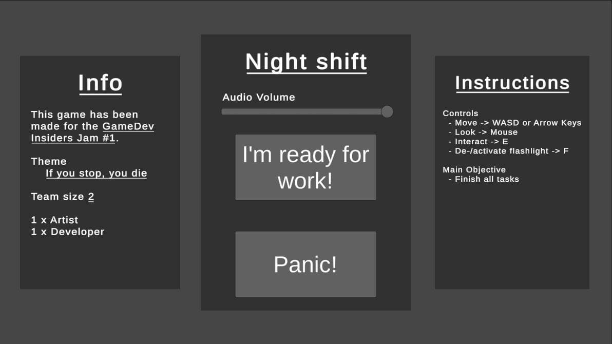 Night Shift (itch) (Daniel, cUrSEDuck) screenshot 3