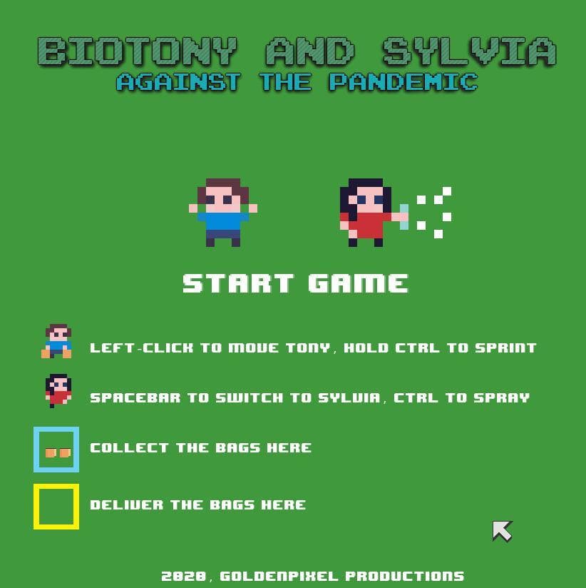 BIOTONY & SYLVIA against the pandemic [DEMO] screenshot 2