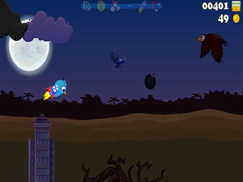 Baby Bird - Jetpack Adventure screenshot 2