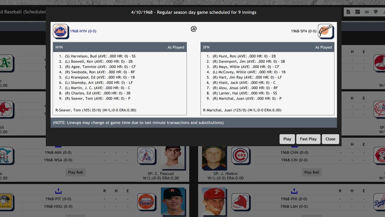 Digital Diamond Baseball V13 screenshot 4