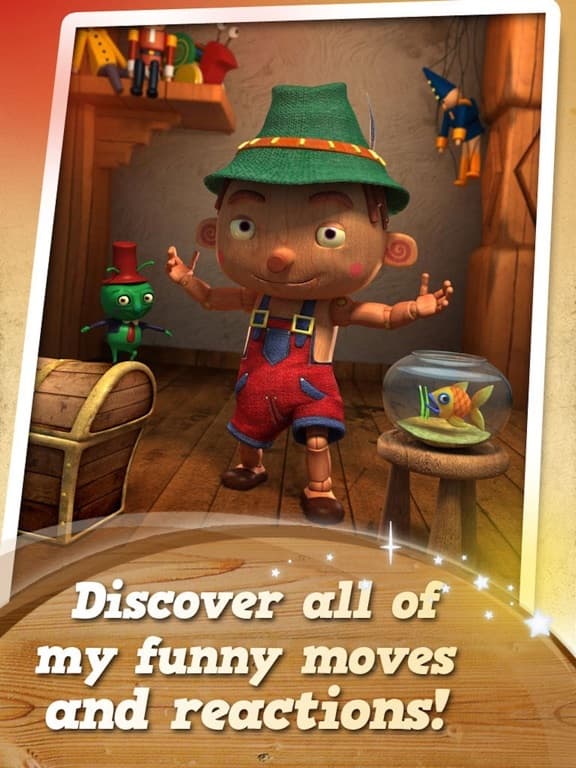 Talking Pinocchio HD screenshot 2
