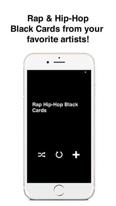 Rap Hip-Hop Black Cards screenshot 2