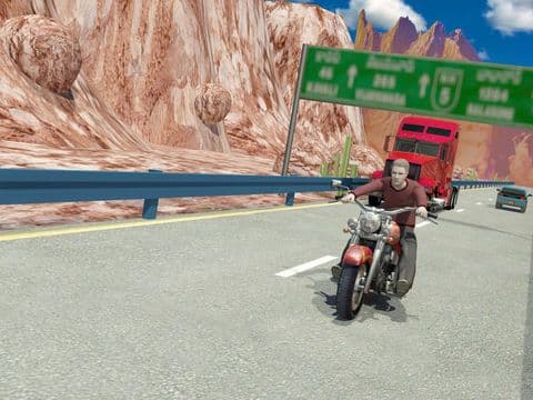 Moto Racer 3d With Traffic screenshot 5