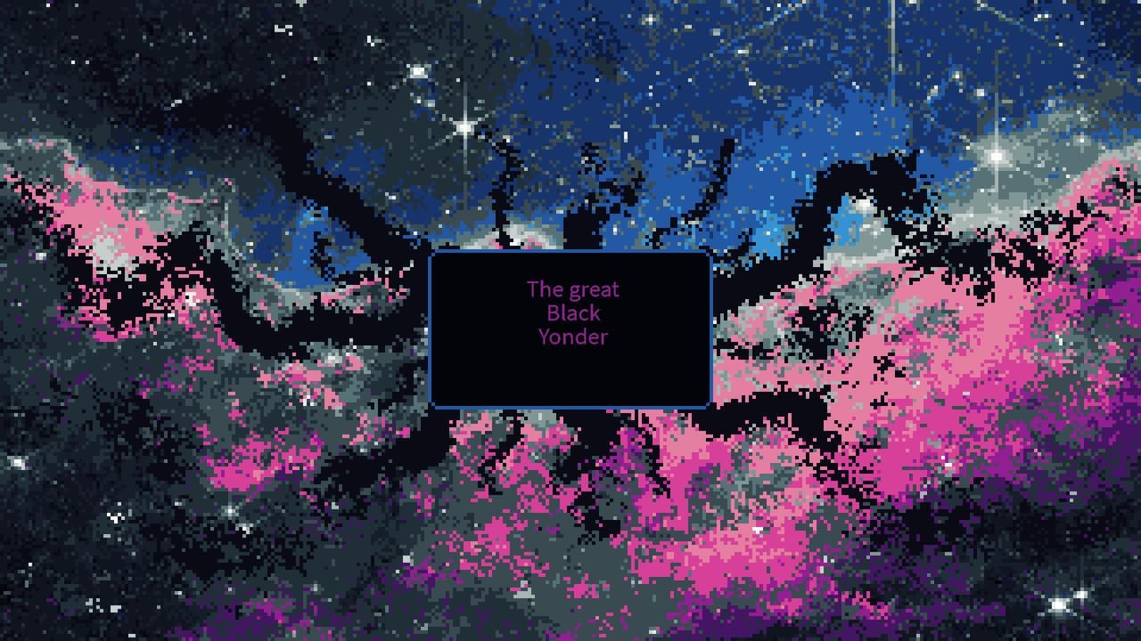 The great black yonder - A poem by you