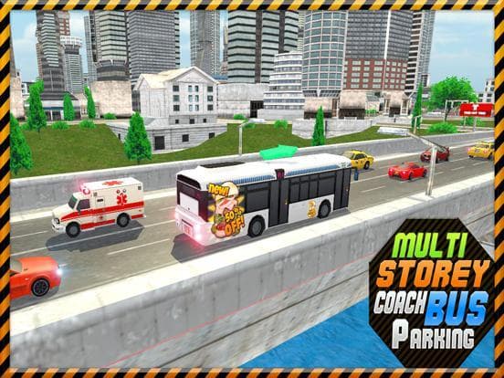 Multi-Storey Coach Bus Parking 3D: City Auto-bus Driving Simulator screenshot 3