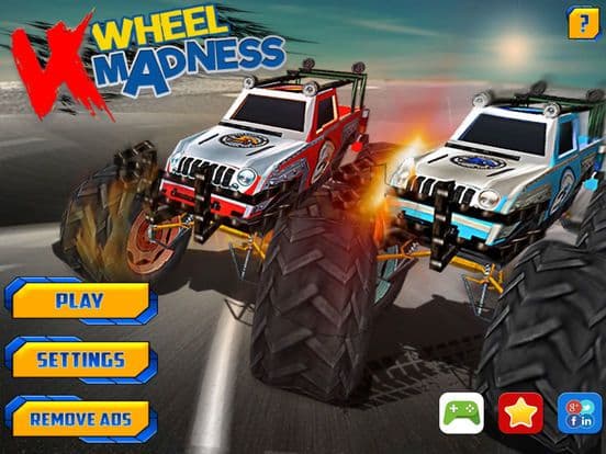 4 Wheel Monster Truck Race screenshot 4