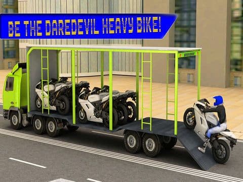 Transport Truck Driver Motorcycle Cargo Simulator 3D