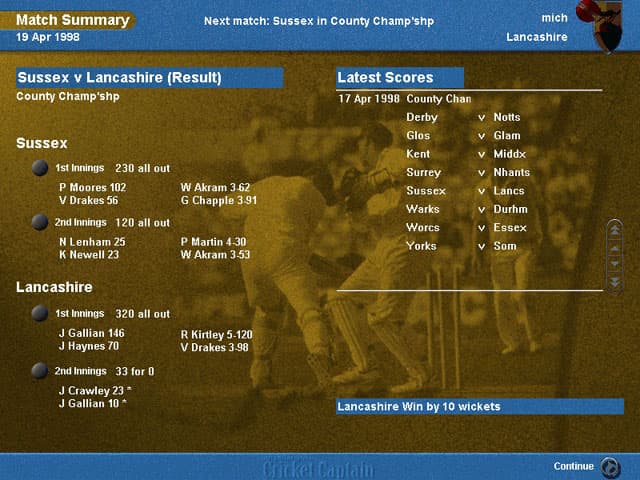 International Cricket Captain screenshot 3
