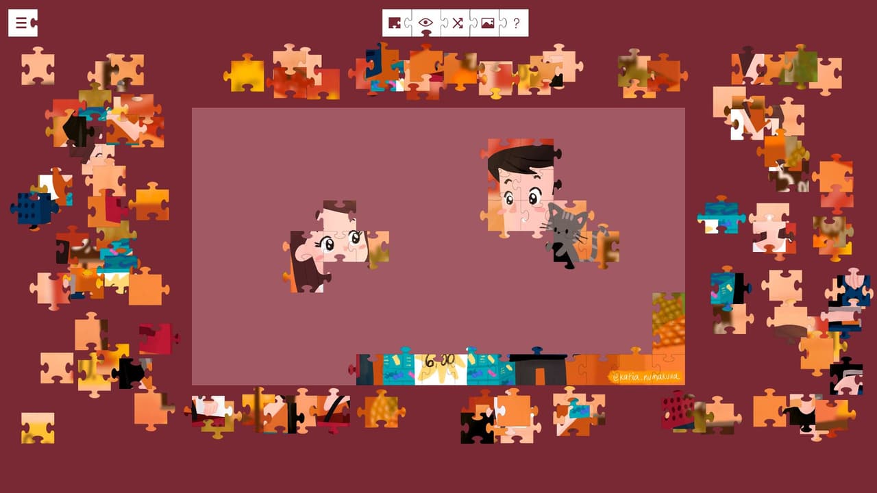 How Buddys parents met - jigsaw puzzle screenshot 4