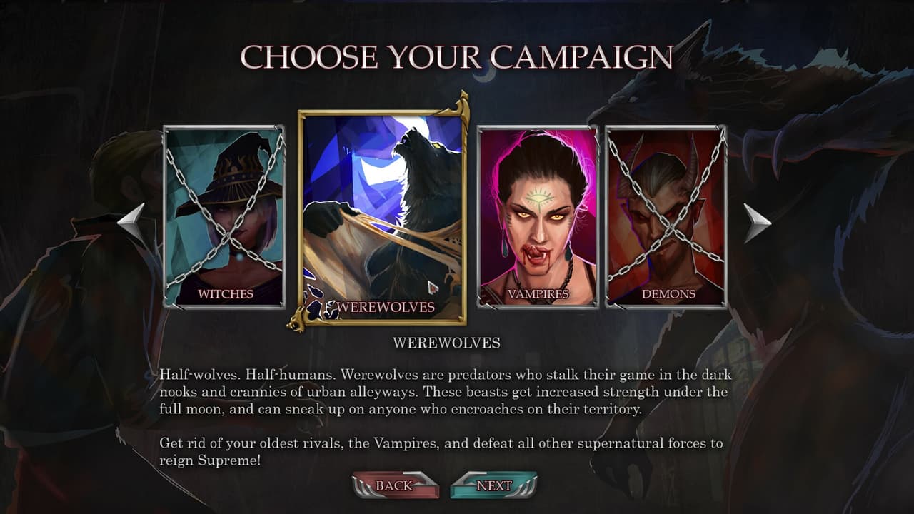 Urban Fantasy: Vampires vs Werewolves screenshot 2