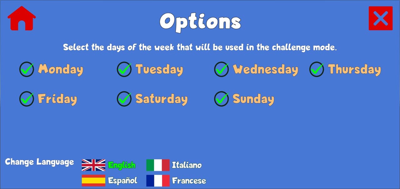 Learn: Days of the Week