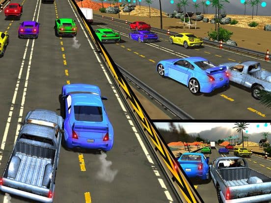 VR Highway Racing in Car Driver screenshot 2