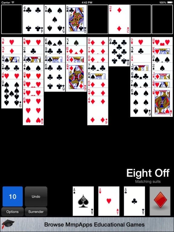 FreeCell & Eight Off screenshot 5