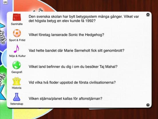 Snille 2 - Det stora frågespelet screenshot 3