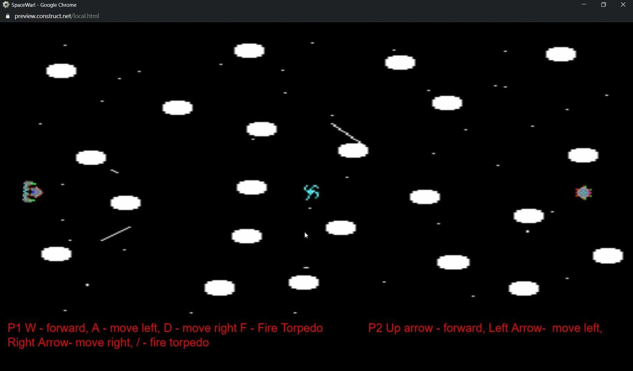Space War Project for gamegen