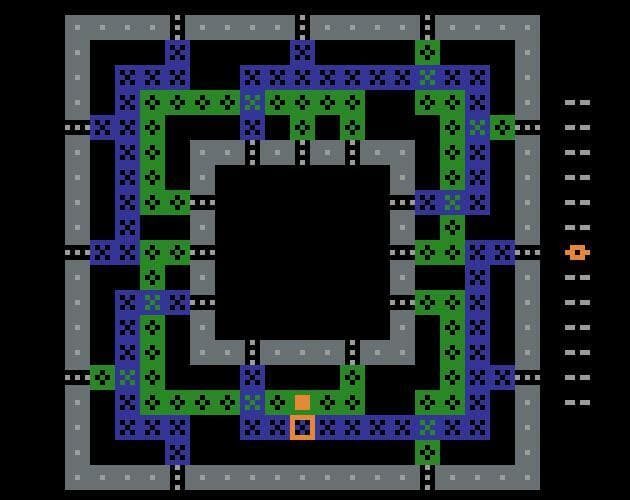 Microchip Fractal Mazes