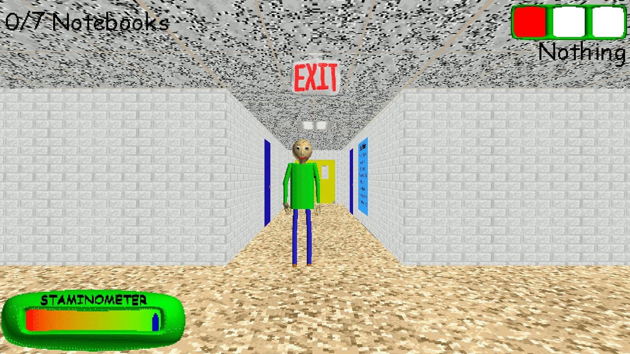 Baldis Basics Classic Remastered UNOFFICIALLY OFFICIAL Recreation screenshot 4