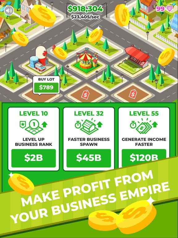 Billionaire, Inc. - Idle Merge screenshot 4