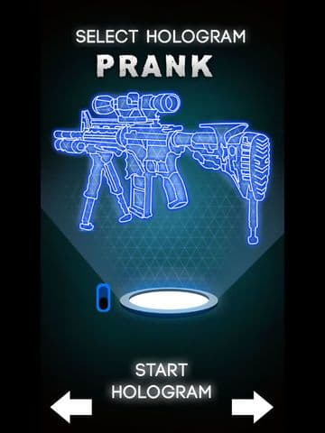 Hologram Weapon 3D Simulator
