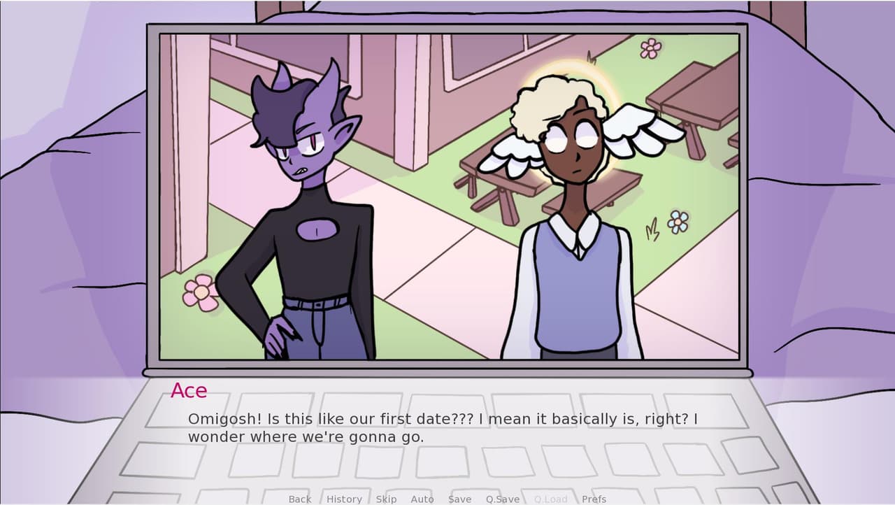 Full Ride! A College Dating Sim (Demo) screenshot 2